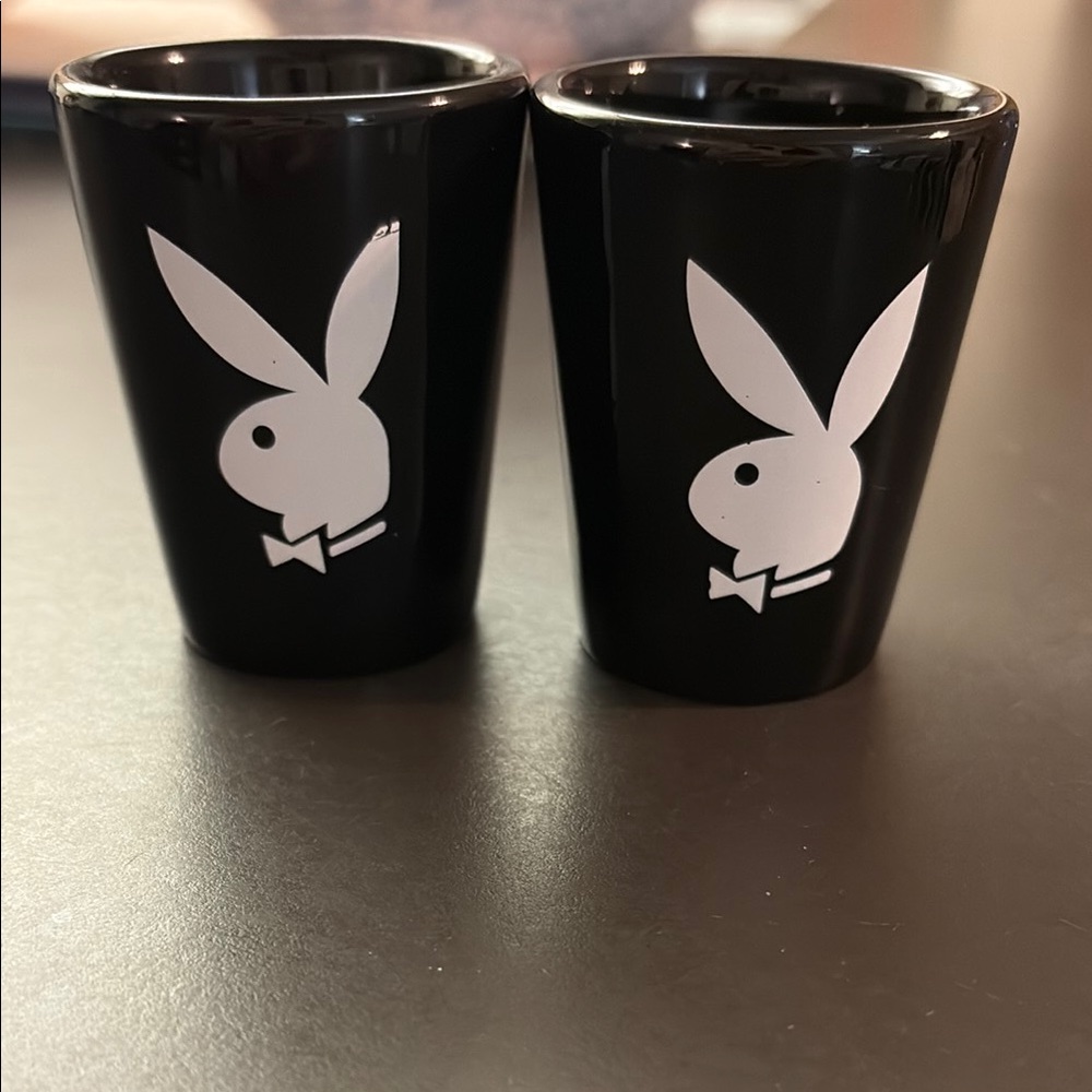 Playboy Black Shot Glasses Set